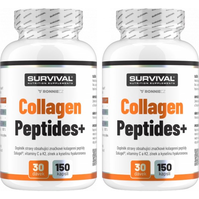 Survival Collagen Peptides+ 150 cps - AKCE 1+1