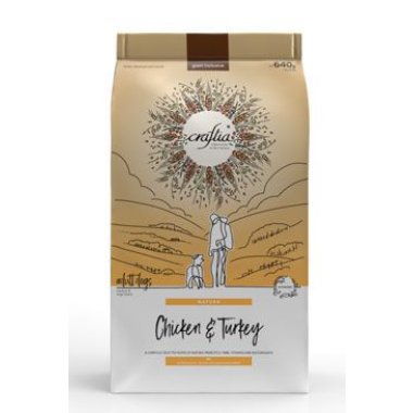 Kraftia CRAFTIA NATURA DOG Adult S Chicken & Turkey 640 g