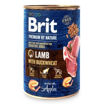 Brit Premium Dog by Nature  konz Lamb & Buckwheat 400 g