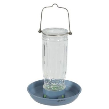 Zolux Krmítko venkovní GLASS sklo modrá