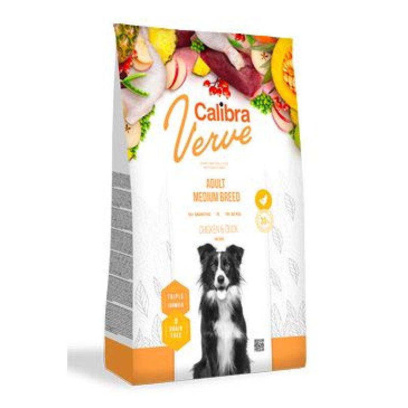 Calibra Dog Verve GF Adult Medium Chicken&Duck 12 kg