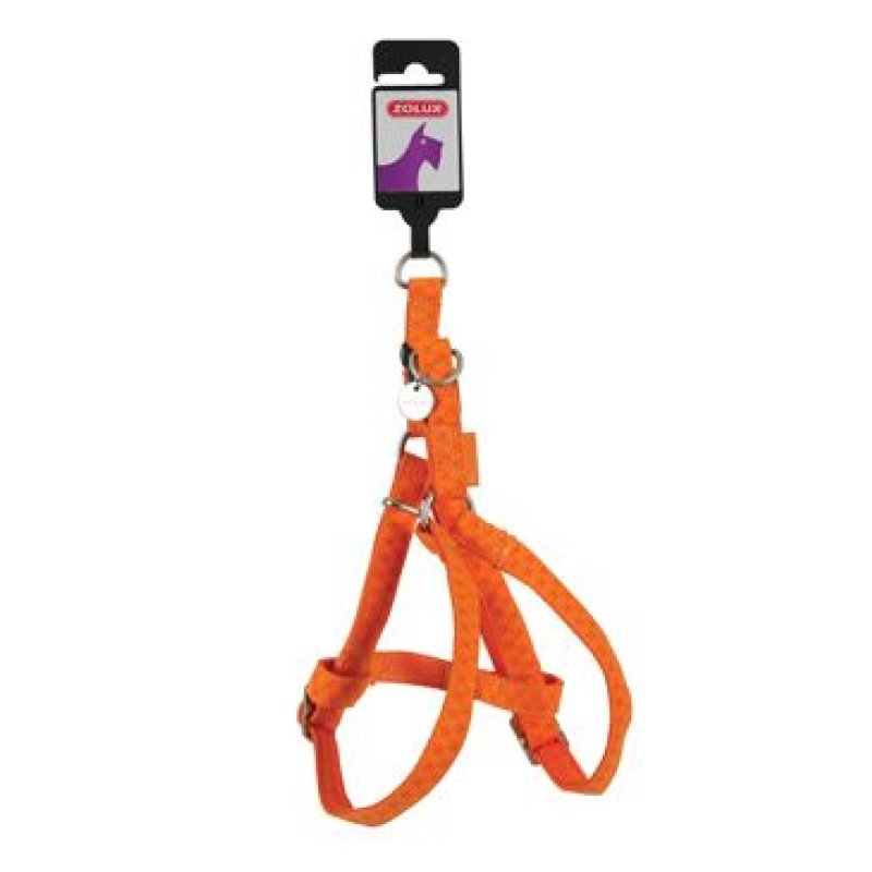 Postroj pes MAC LEATHER oranžová 10 mm Zolux