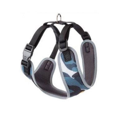 Ferplast postroj NIKITA Fashion S šedo-modrý