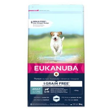 Eukanuba Dog Adult Small & Medium Grain Free 3 kg