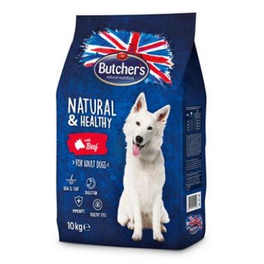 Butcher's Dog Natural & Healthy Dry s hovězím masem 10 kg