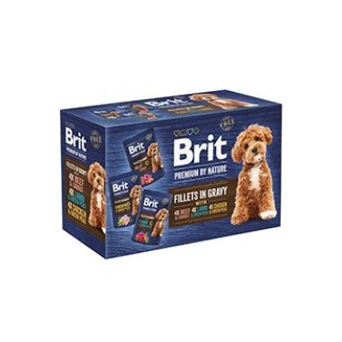 Brit Premium Dog Fillets Gravy Multipack 1020 g