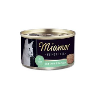 Miamor Cat Filet konzerva tuňák+zelenina v želé 100 g