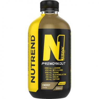 Nutrend N1 Drink - 330 ml, jahoda-máta