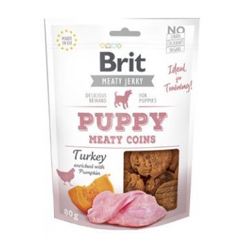 Brit Jerky Puppy Turkey Meaty Coins 80 g