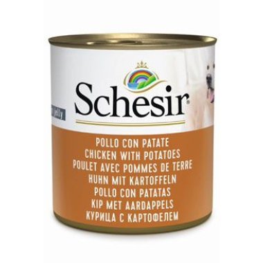 Schesir Dog konz. Adult kuře/brambory 285 g