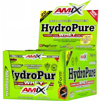 Amix HydroPure Whey - 20 x 33 g, vanilka