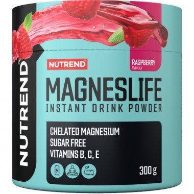 Nutrend Hořčík, B, C, E • Magneslife Instant Drink Powder - 300 g, pomeranč