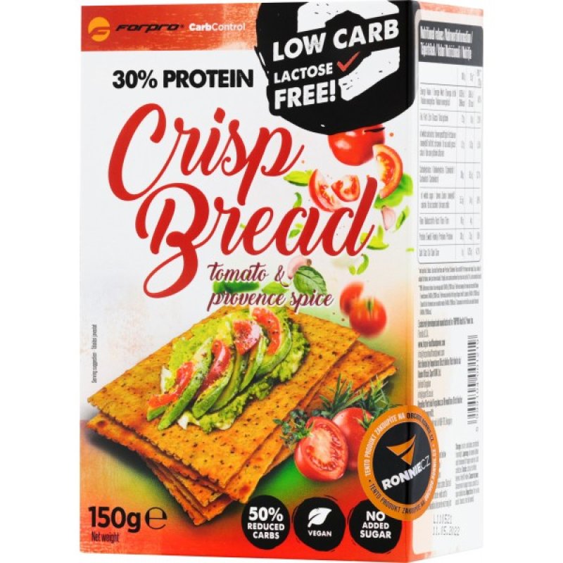 Proteinový křupavý chléb ForPro® - 150 g, med