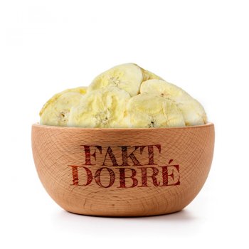FAKT DOBRÉ Lyofilizované banánové plátky 20 g