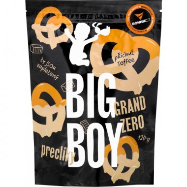 Big Boy Preclíky s čokoládou 120 g, bílá čokoláda - toffee