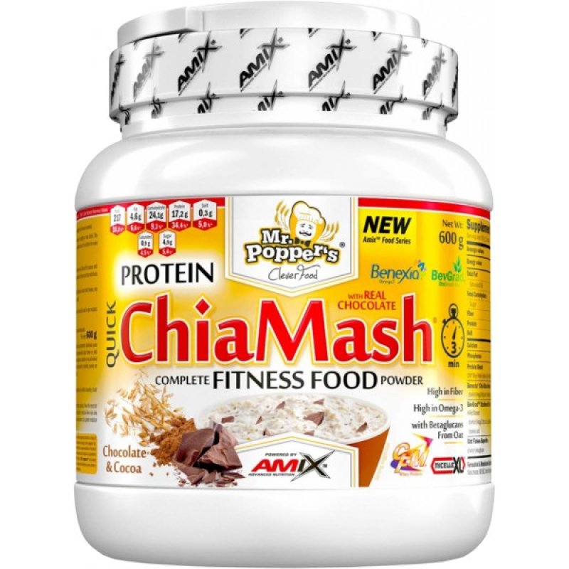 Amix Protein ChiaMash - 600 g, čoko-kakao