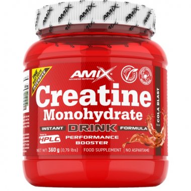 Amix Creatine Monohydrate Drink s příchutěmi - 360 g, pomeranč