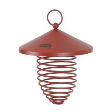 Zolux Krmítko venk. SPIRALO na loj.koule kov červená 11 cm