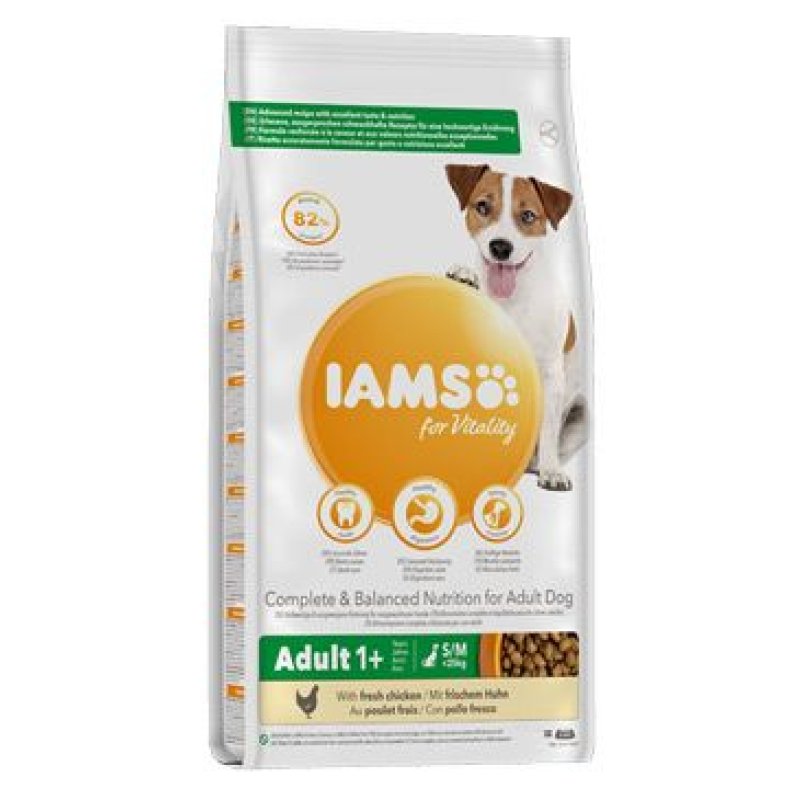 Iams Dog Adult Small & Medium Chicken 12 kg