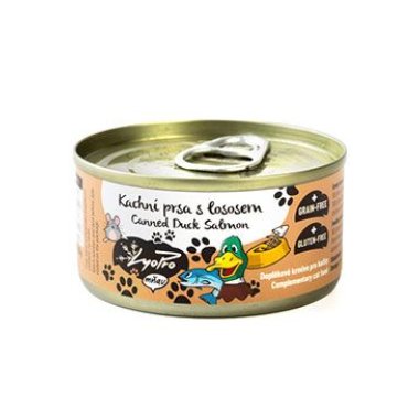 Lyopro CAT konz. Kachní prsa s lososem 85 g