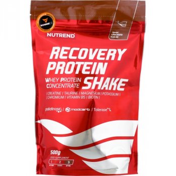 Nutrend Recovery Protein Shake - 500 g, čokoláda-kakao