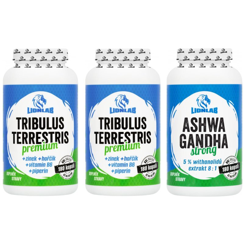 Tribulus Premium a Ashwagandha Strong - AKCE 1+1+1