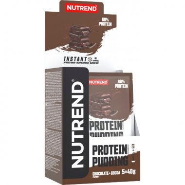 Nutrend Protein Pudding - 5x 40 g, čokoláda-kakao