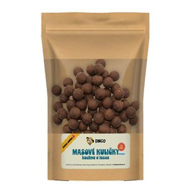 DINGO masové kuličky kachna a losos 16mm/150g