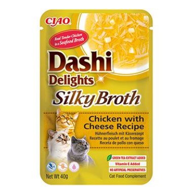 Churu Cat Dashi Delights Silky Broth Chick&Cheese 40 g