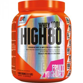 Extrifit High Whey 80 - 1000 g, ovocný jogurt