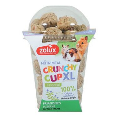 Zolux Pochoutka CRUNCHYCUP XL vojtěška 190 g