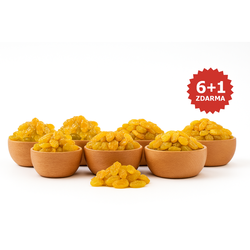 FAKT DOBRÉ Rozinky jumbo 200 g AKCE 6+1 ZDARMA