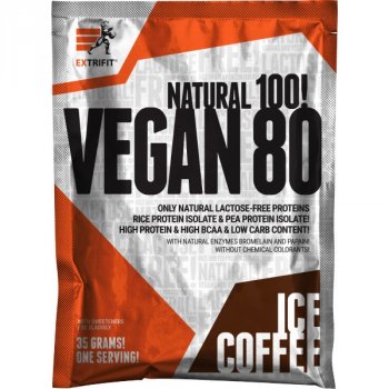 Extrifit Vegan 80 - 35 g, lískový ořech