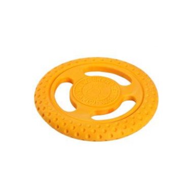 Hračka pes FRISBEE MAXI plov. z TPR oranžová Kiwi