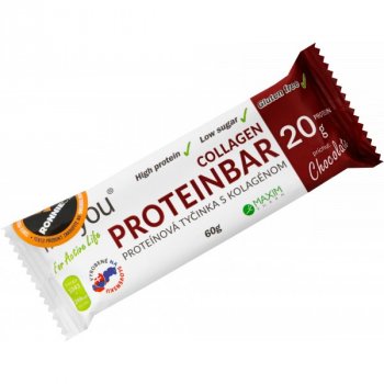 Fit4you Collagen Protein Bar - 60 g, slaný karamel