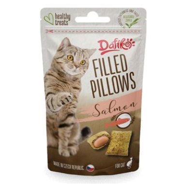 Dafíko plněné polštářky pro kočky lososové 40 g