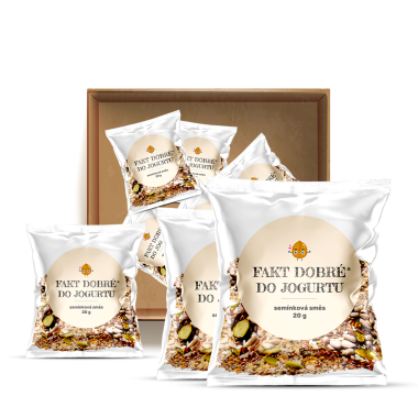 FAKT DOBRÉ Semínková směs do jogurtu 28 x 20 g