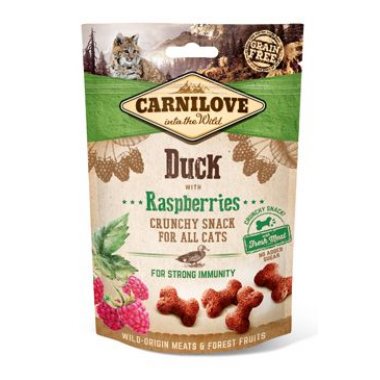 Carnilove Cat Crunchy Snack Duck & Raspberries 50 g