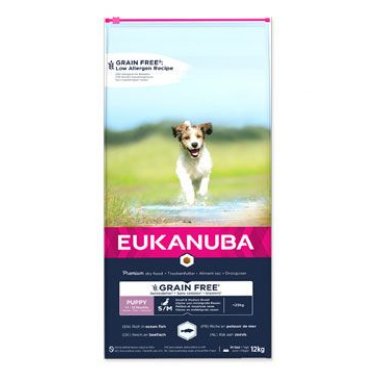 Eukanuba Dog Puppy & Junior Small & Medium Grain Free 12 kg