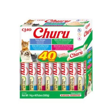 Churu Cat BOX Tuna Seafood Variety 40 x 14 g