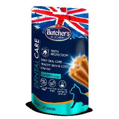 Butcher's Dog pochoutka Dental Care mini plemena 56 g