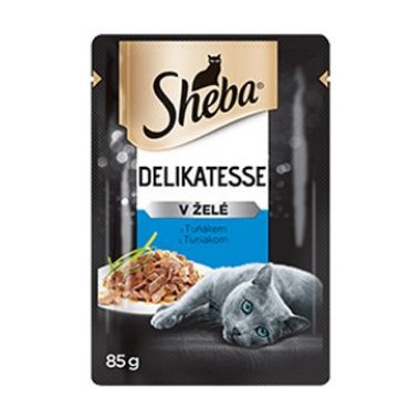 Sheba kapsa Delikatesse s tuňákem v želé 85 g