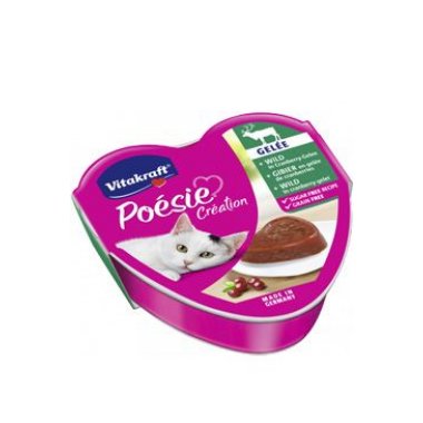 Vitakraft Cat Poésie jelly zvěřina brusinka 85 g