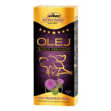 VITAR Veterinae Ostropestřec olej 500 ml