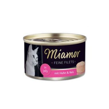 Miamor Cat Filet konzerva kuře+rýže v želé 100 g