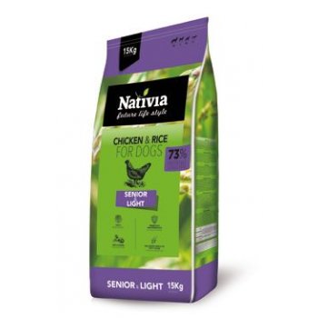 Nativia Dog Senior & Light 15 kg