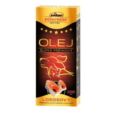 VITAR Veterinae Lososový olej 200 ml