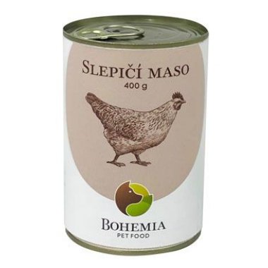 BOHEMIA Slepičí maso ve vlastní šťávě 400 g